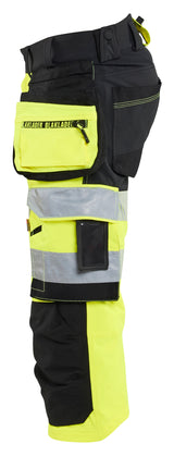 Blåkläder 1123 High Vis Knickers 4-vejs stretch produktbillede med tryk