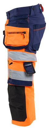 Blåkläder 1123 High Vis Knickers 4-vejs stretch nærbillede med tryk