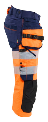 Blåkläder 1123 High Vis Knickers 4-vejs stretch produktbillede til broderi
