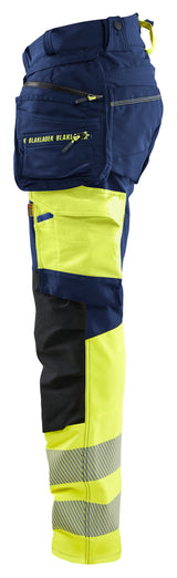 Blåkläder 1125 High Vis Buks 4-vejs Stretch produktfoto med tryk