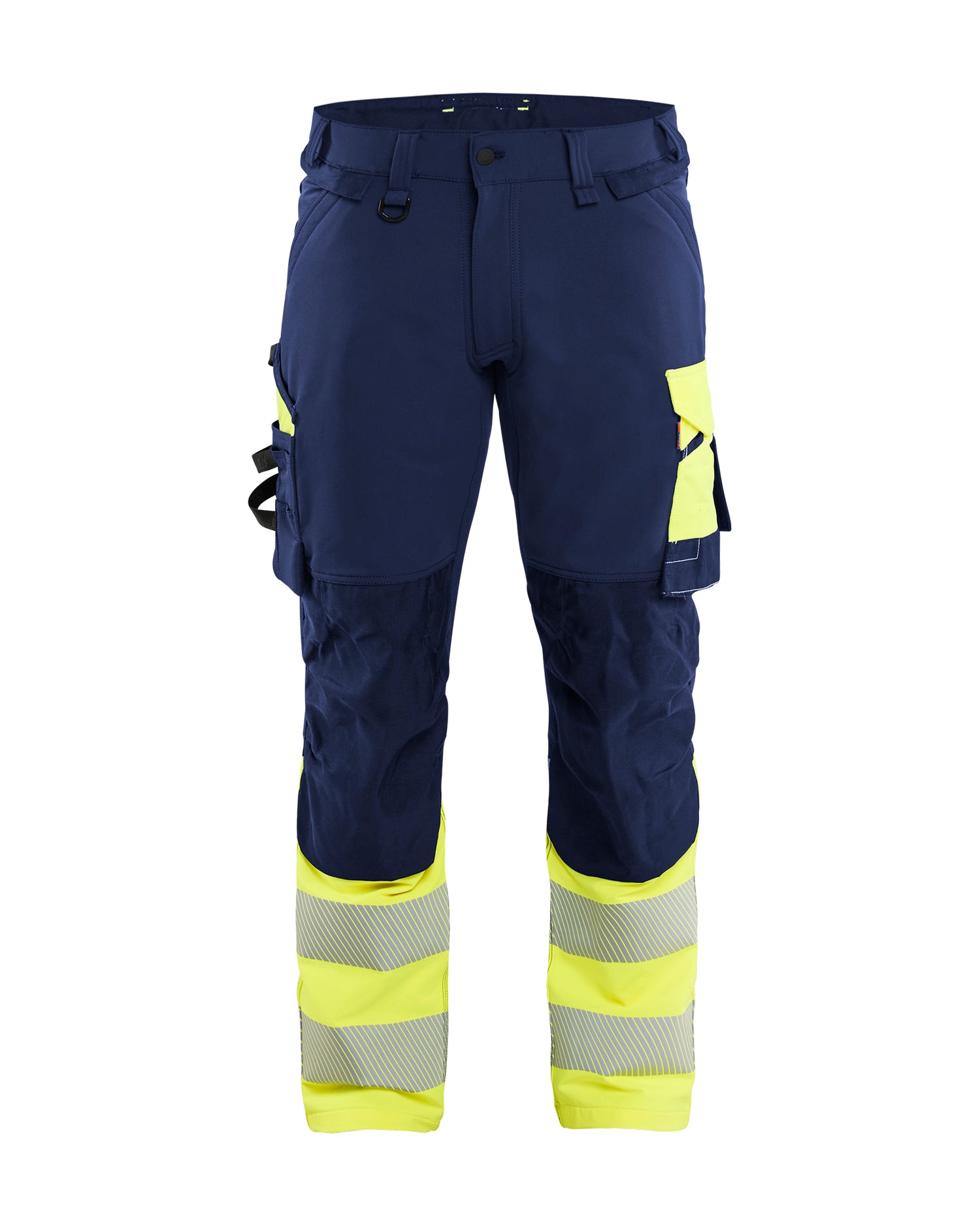 Blåkläder 1126 High Vis Buks 4-vejs Stretch, Marineblå/High Vis Gul