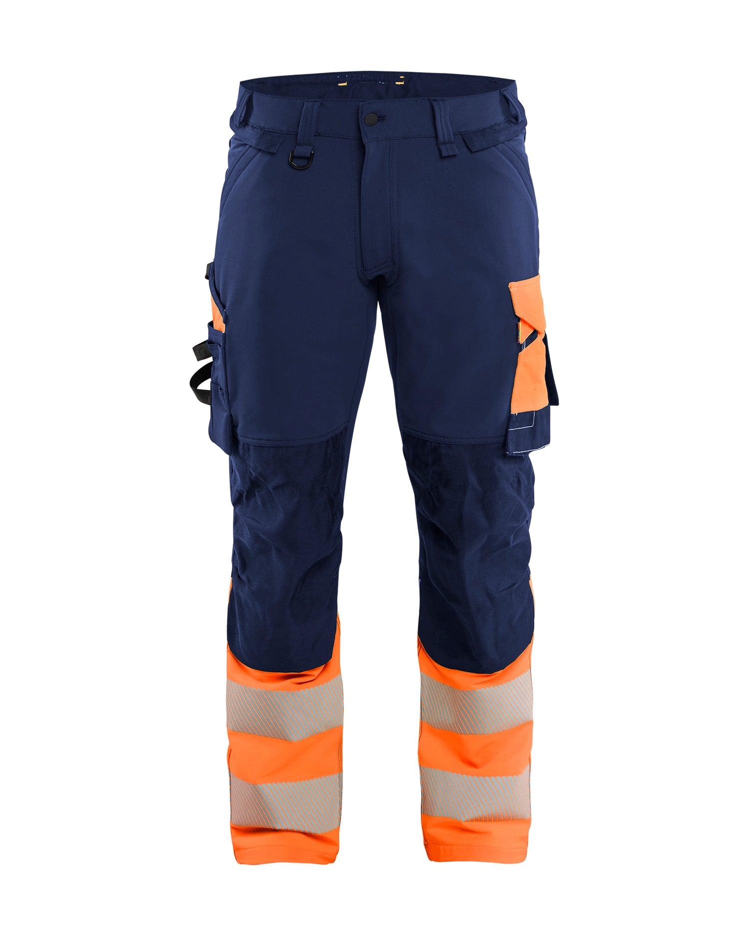 Blåkläder 1126 High Vis Buks 4-vejs Stretch, Marineblå/High Vis Orange