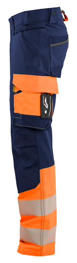 Blåkläder 1126 High Vis Buks 4-vejs Stretch produktbillede med tryk