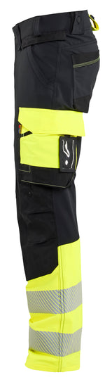Blåkläder 1126 High Vis Buks 4-vejs Stretch nærbillede med tryk
