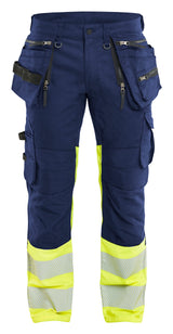Blåkläder 1130 High Vis Buks Stretch med tryk eller logo – arbejdstøj og firmatøj