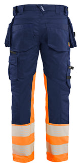 Blåkläder 1130 High Vis Buks Stretch nærbillede med logo