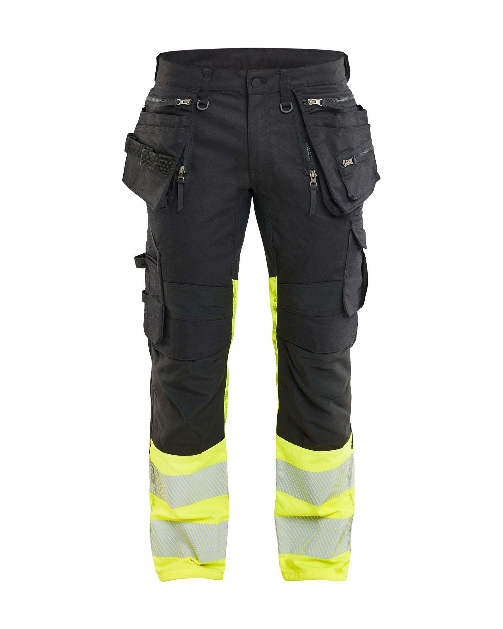 Blåkläder 1130 High Vis Buks Stretch, Sort/High Vis Gul