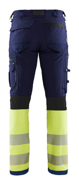 Blåkläder 1193 High vis buks 4-vejs stretch produktbillede med logo