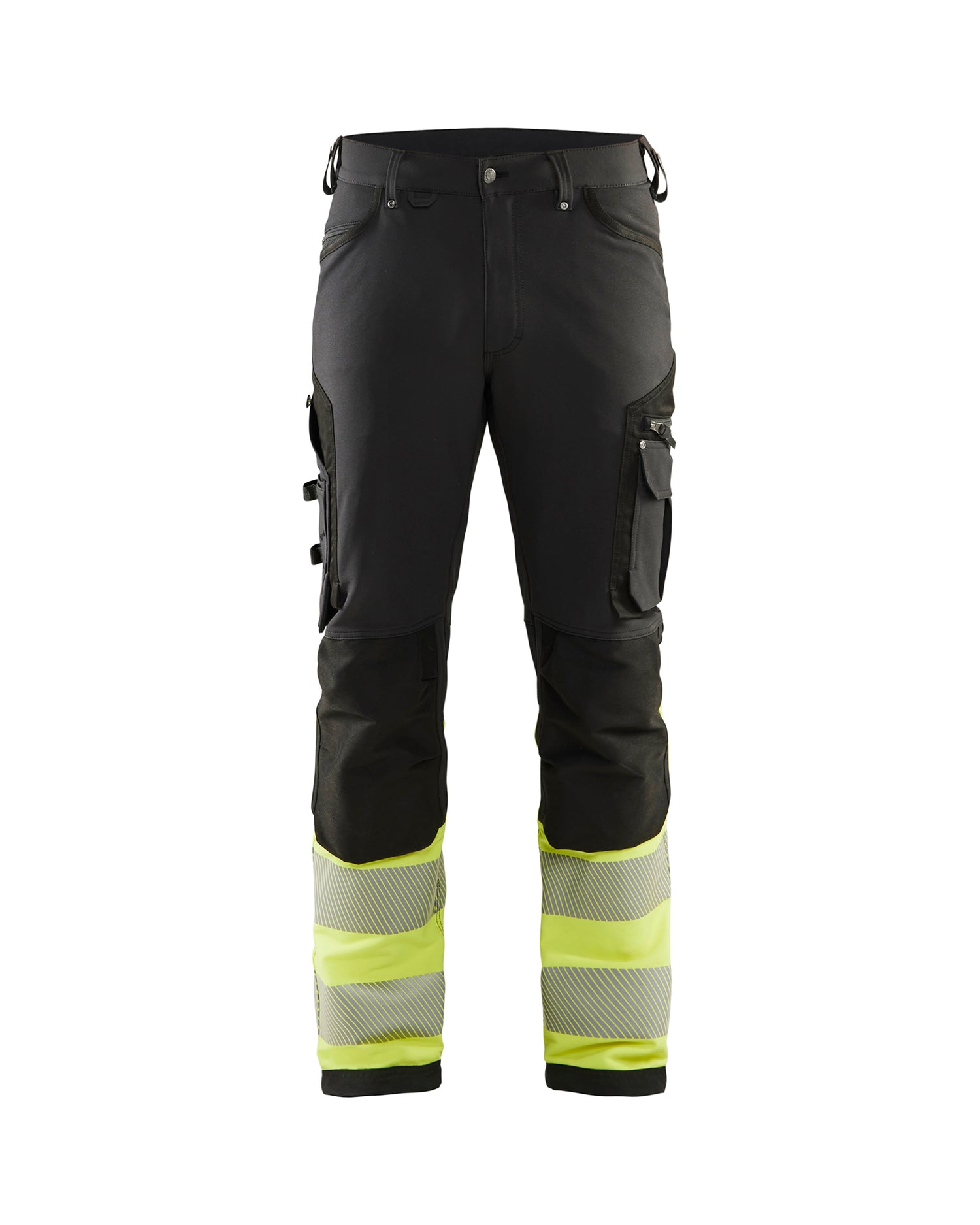 Blåkläder 1193 High vis buks 4-vejs stretch, Sort/High Vis Gul