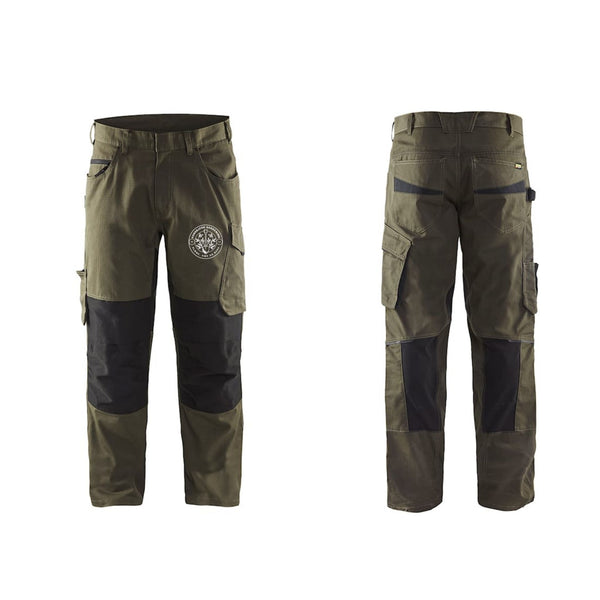 Korsbjerg Gardening Blåkläder 1495 Servicebuks med stretch m front logo med tryk eller logo – arbejdstøj og firmatøj
