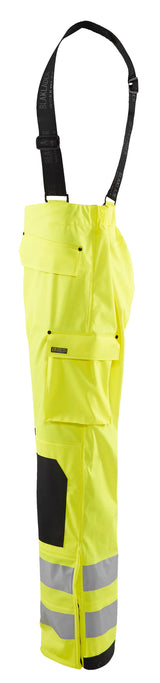 Blåkläder 1302 High Vis Regnbuks Level 2 produktfoto med tryk