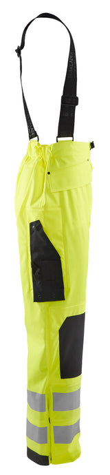 Blåkläder 1302 High Vis Regnbuks Level 2 detalje til broderi