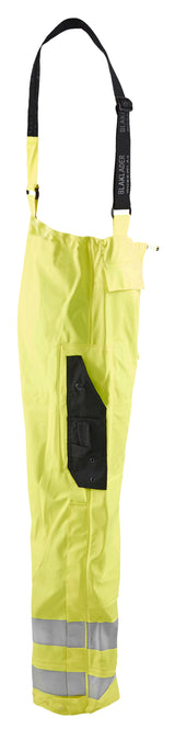 Blåkläder 1306 High Vis Regnbuks Level 3 detalje til broderi