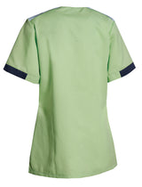 NYBO Workwear 136115 Dametunika nærbillede med tryk