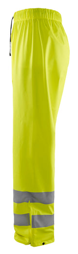 Blåkläder 1384 High Vis Regnbuks Level 1 produktfoto med tryk