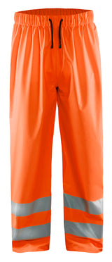 Blåkläder 1384 High Vis Regnbuks Level 1 materiale med firmalogo