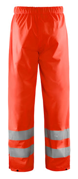 Blåkläder 1384 High Vis Regnbuks Level 1 materiale med logo