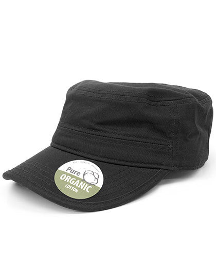 Brain Waves BW7019 Organic Cotton Army Cap Washed