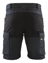 Blåkläder 1437 Service Shorts stretch produktbillede med logo
