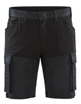 Blåkläder 1437 Service Shorts stretch med tryk eller logo – arbejdstøj og firmatøj