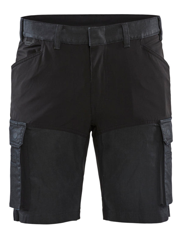 Blåkläder 1437 Service Shorts stretch med tryk eller logo – arbejdstøj og firmatøj