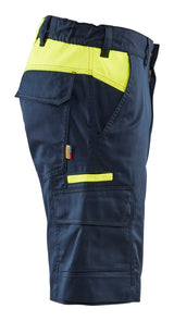Blåkläder 1446 Industri shorts med stretch produktfoto med tryk
