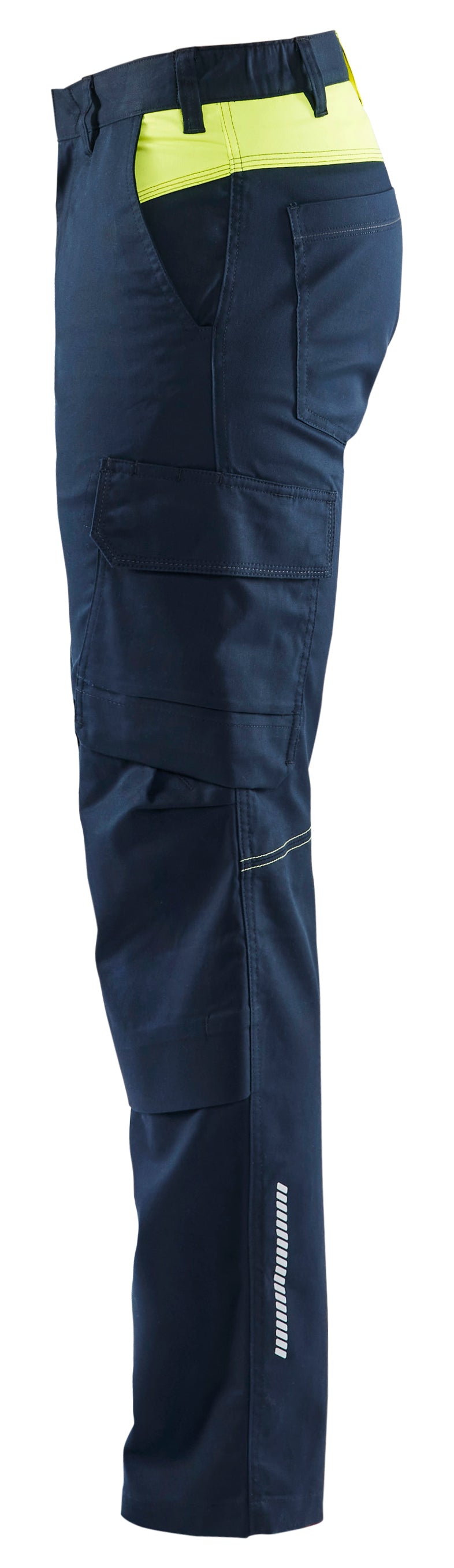 Industri Buks med knælommer stretch