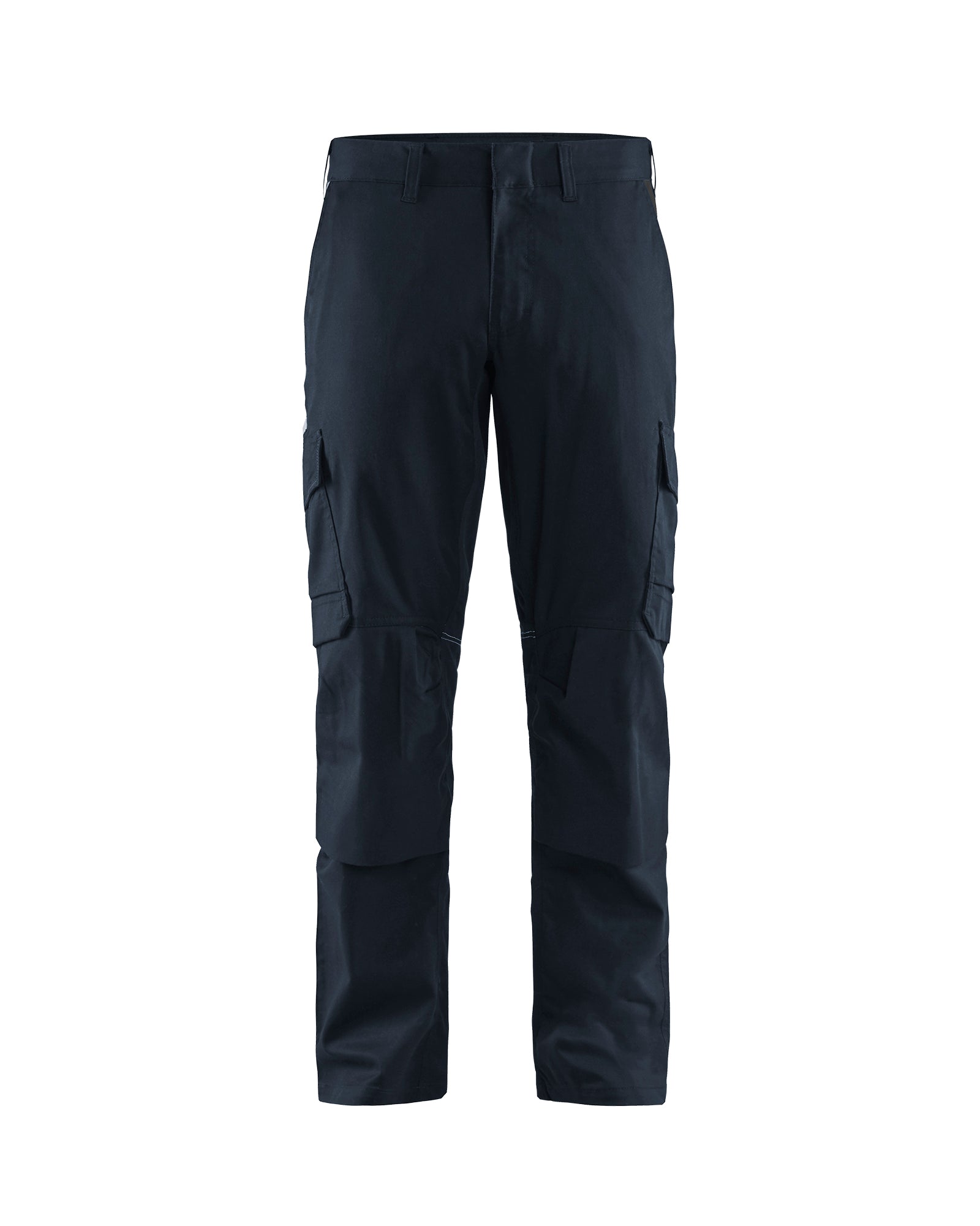 Blåkläder 1448 Industri Buks med knælommer stretch, Mørk Marineblå/Sort