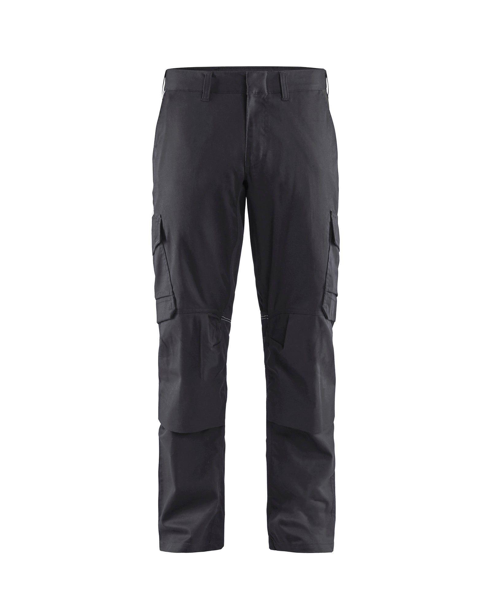 Blåkläder 1448 Industri Buks med knælommer stretch, Mellemgrå/Sort