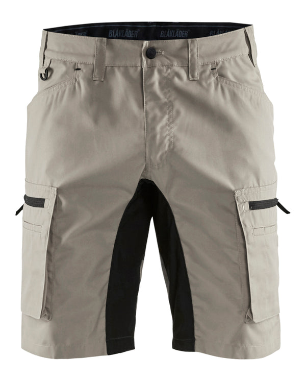 Blåkläder 1449 Service Shorts med stretch med tryk eller logo – arbejdstøj og firmatøj