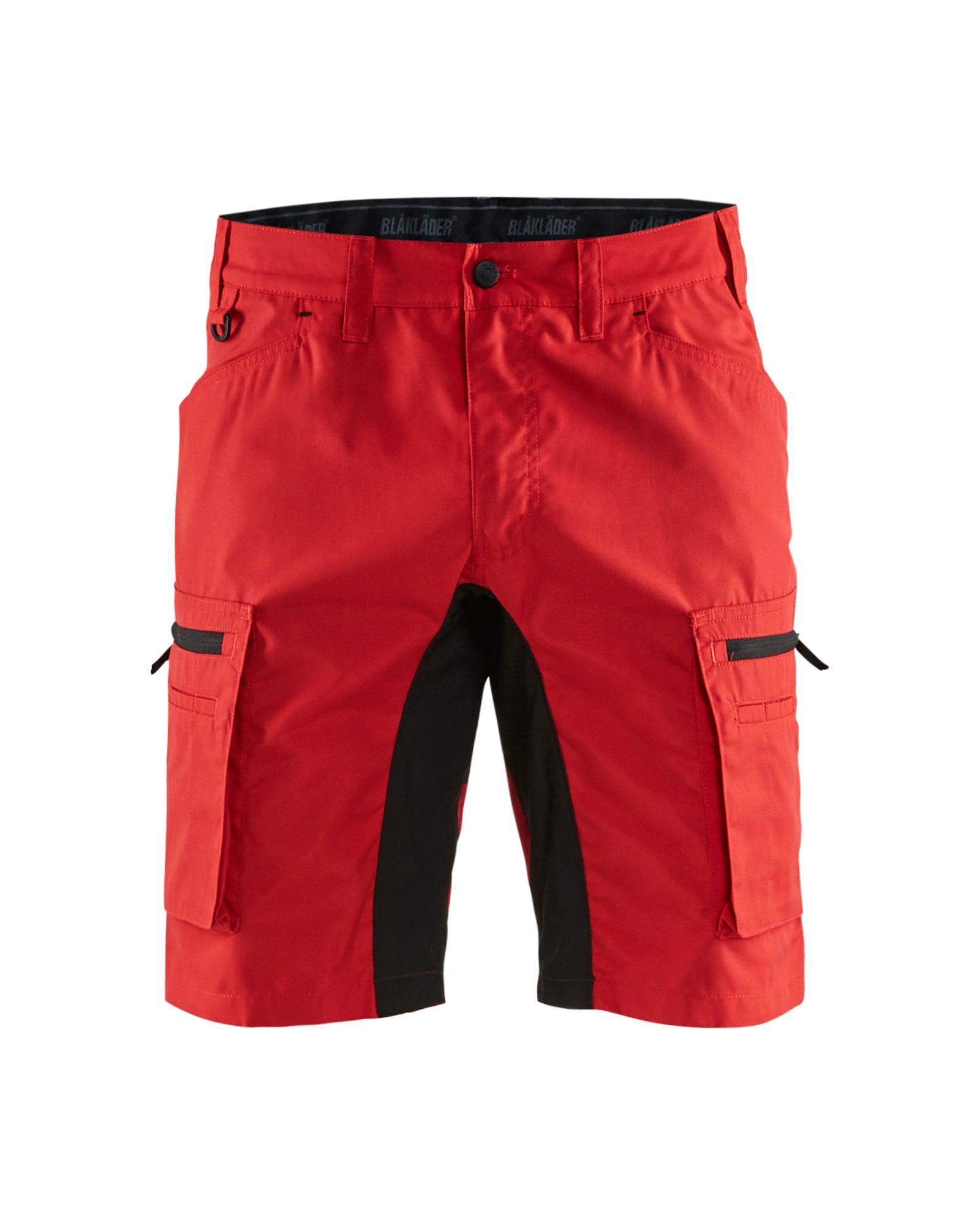 Blåkläder 1449 Service Shorts med stretch, Rød/Sort