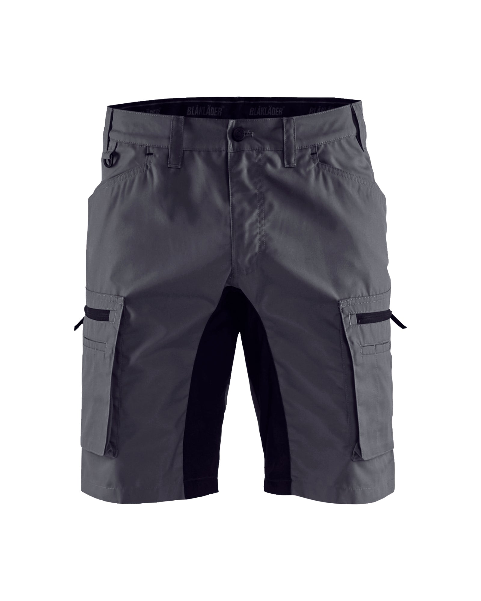 Blåkläder 1449 Service Shorts med stretch, Mellemgrå/Sort