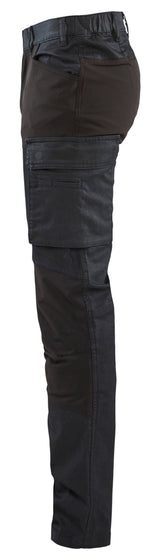 Blåkläder 1457 Service Buks denim stretch produktfoto med tryk