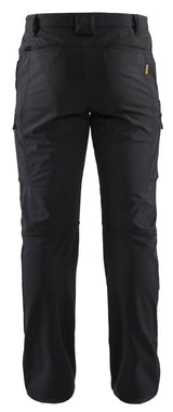 Blåkläder 1477 Service Buks Softshell nærbillede med logo