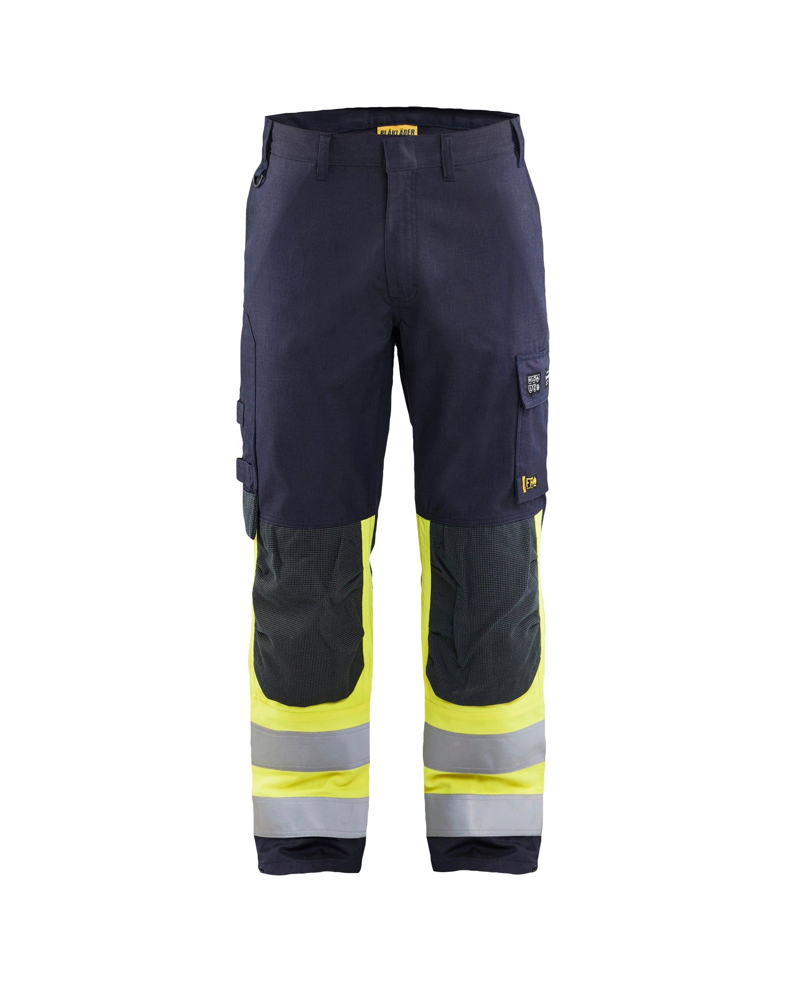Blåkläder 1491 Multinorm Buks Inherent  APC 2, Marineblå/High Vis Gul