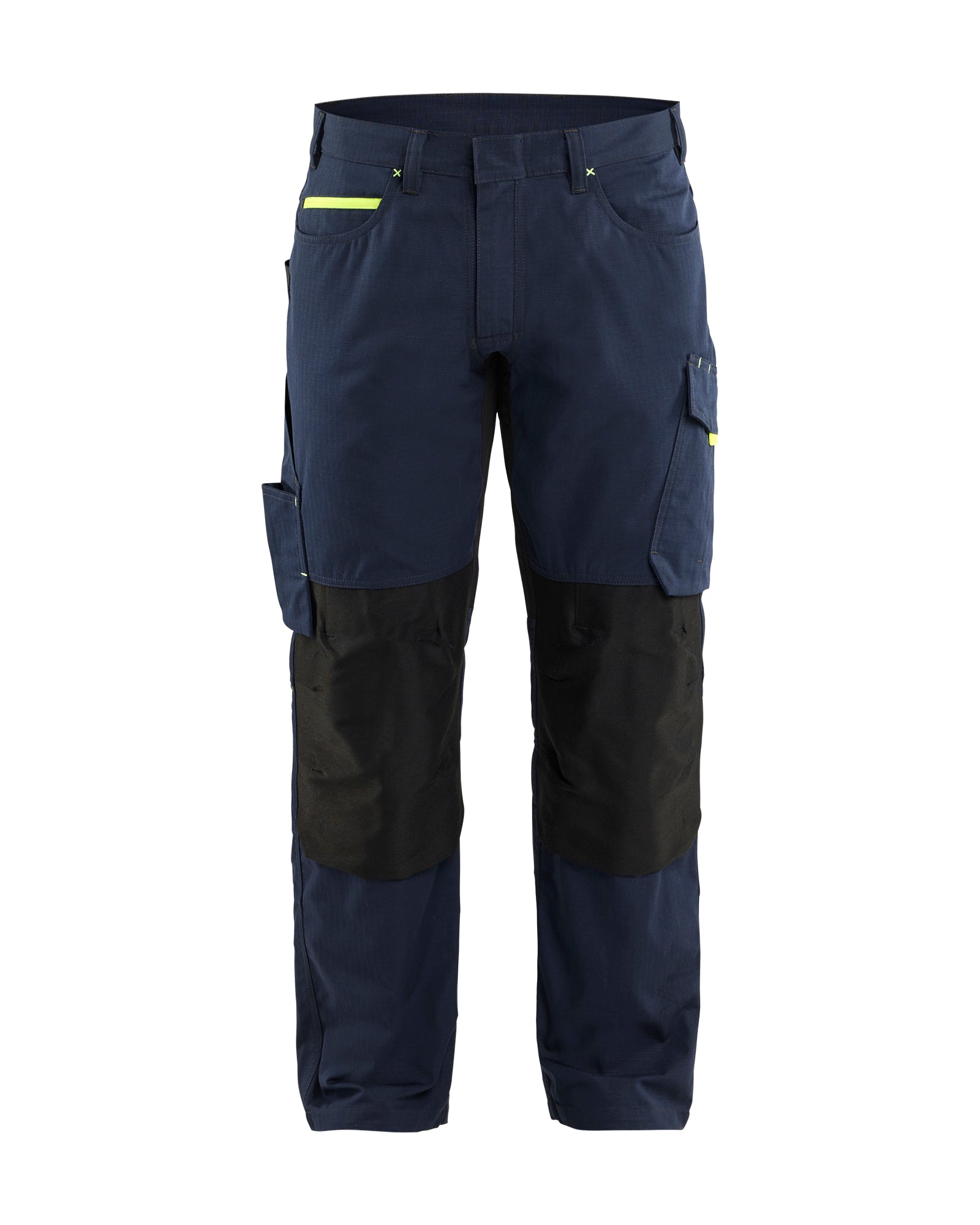 Blåkläder 1495 Servicebuks med stretch, Mørk Marineblå/High Vis Gul