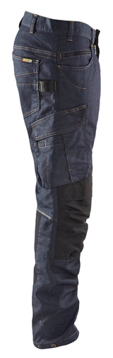 Blåkläder 1497 Servicebuks Denim stretch detalje til broderi