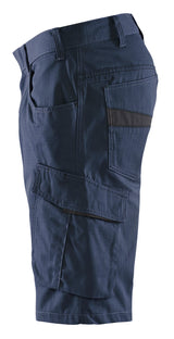 Blåkläder 1499 Serviceshorts nærbillede med tryk