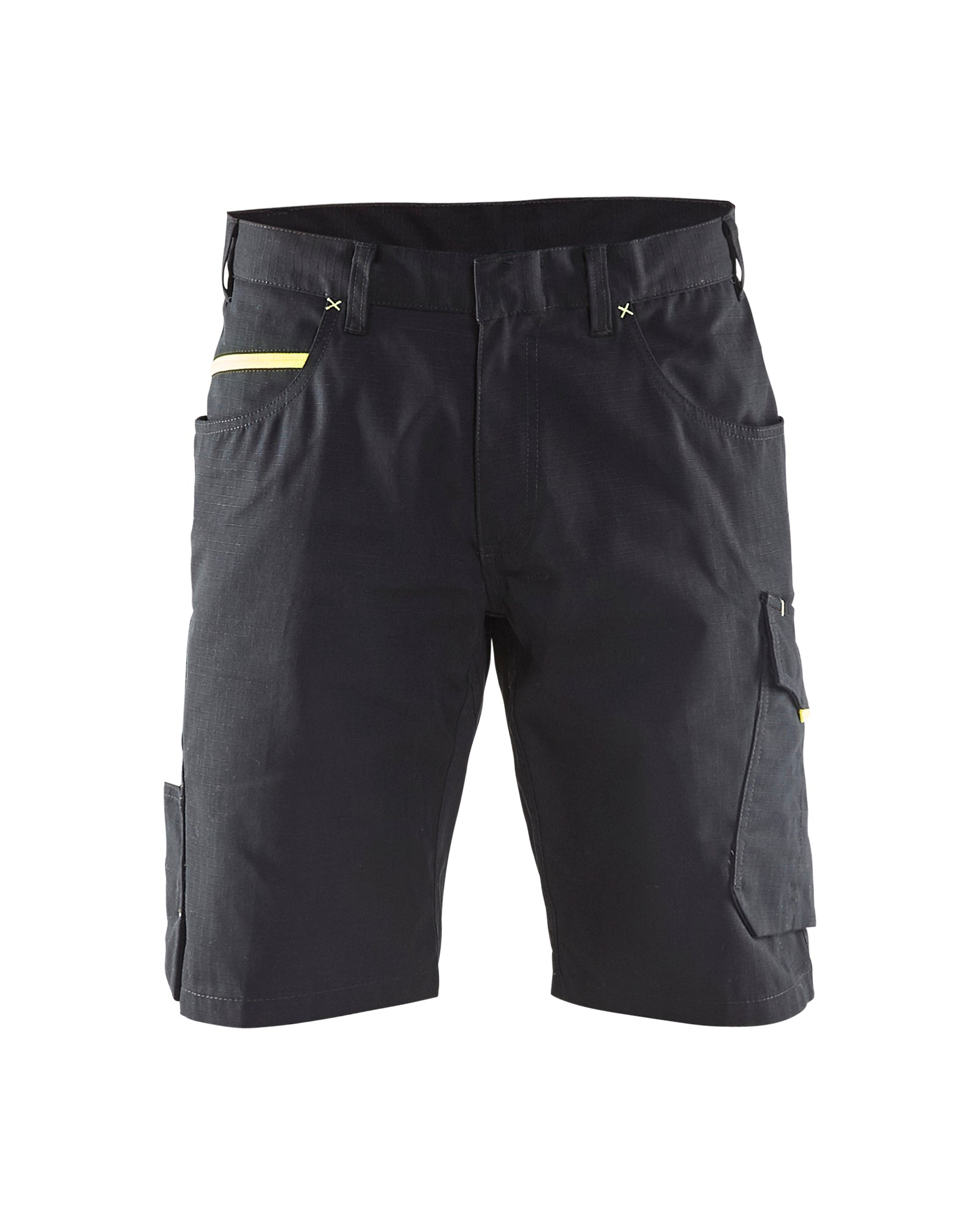 Blåkläder 1499 Serviceshorts, Sort/High Vis Gul