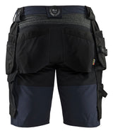 Blåkläder 1520 Håndværker Shorts 4-vejs stretch produktbillede med logo