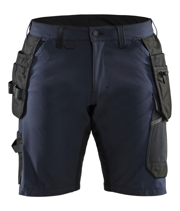 Blåkläder 1520 Håndværker Shorts 4-vejs stretch med tryk eller logo – arbejdstøj og firmatøj