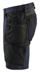 Blåkläder 1520 Håndværker Shorts 4-vejs stretch produktfoto med tryk