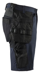 Blåkläder 1520 Håndværker Shorts 4-vejs stretch detalje til broderi