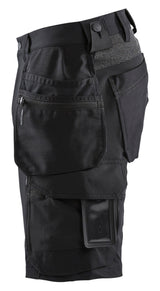 Blåkläder 1520 Håndværker Shorts 4-vejs stretch produktbillede med tryk