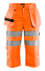 Blåkläder 1539 High Vis Knickers produktbillede med logo