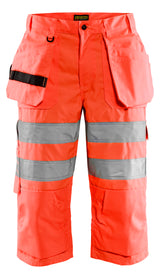 Blåkläder 1539 High Vis Knickers produktfoto med tryk