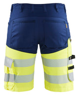 Blåkläder 1541 High Vis Shorts med stretch produktbillede med logo