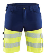 Blåkläder 1541 High Vis Shorts med stretch med tryk eller logo – arbejdstøj og firmatøj