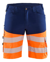 Blåkläder 1541 High Vis Shorts med stretch materiale med firmalogo