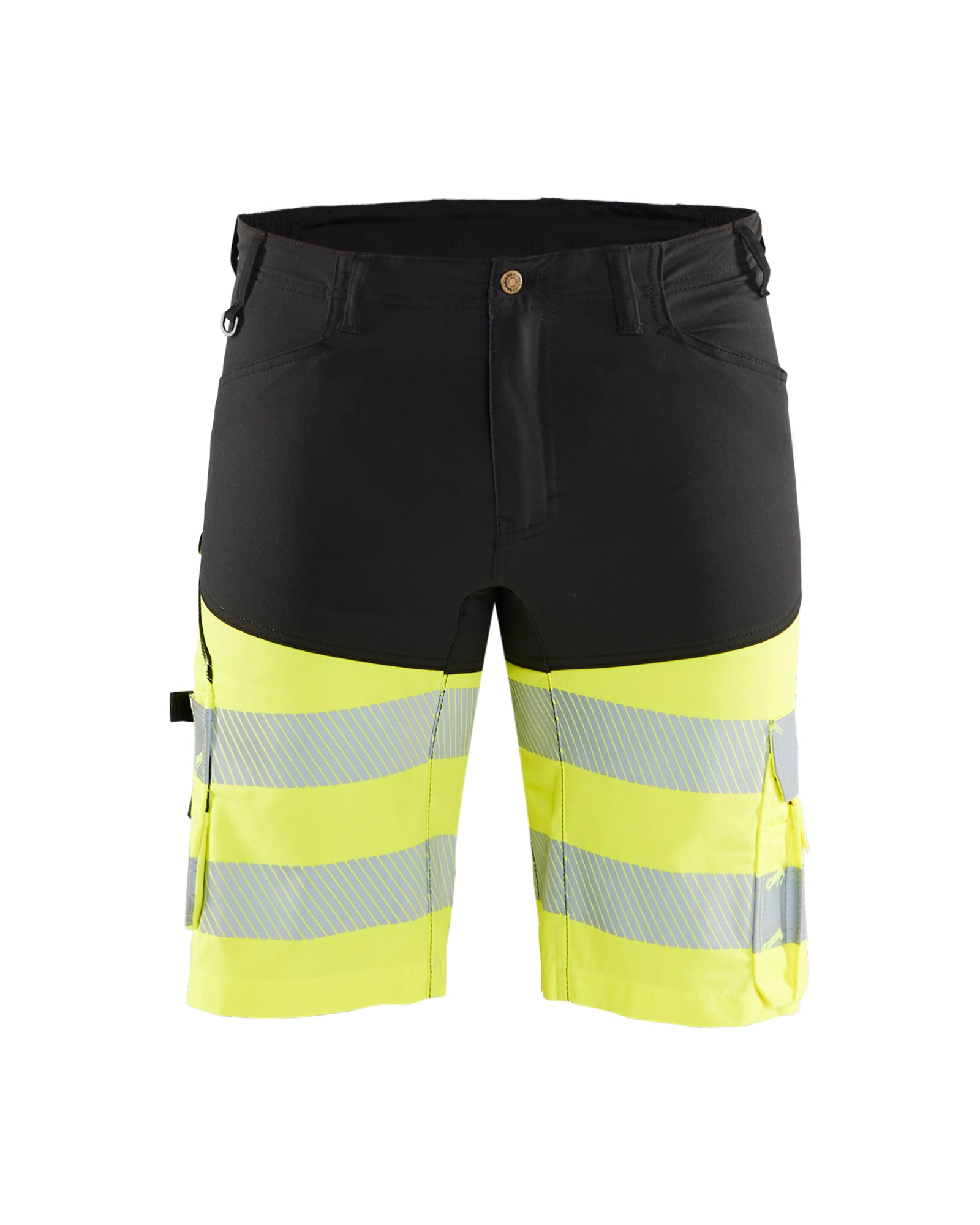 Blåkläder 1541 High Vis Shorts med stretch, Sort/High Vis Gul